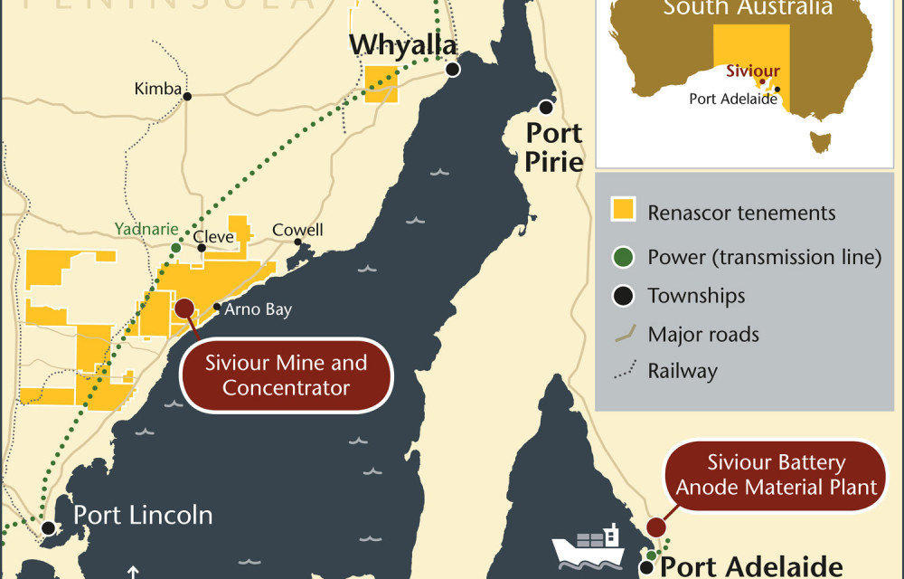 Major project status for $610 million South Australian graphite project, including proposed mine and a downstream processing facilityarticle image