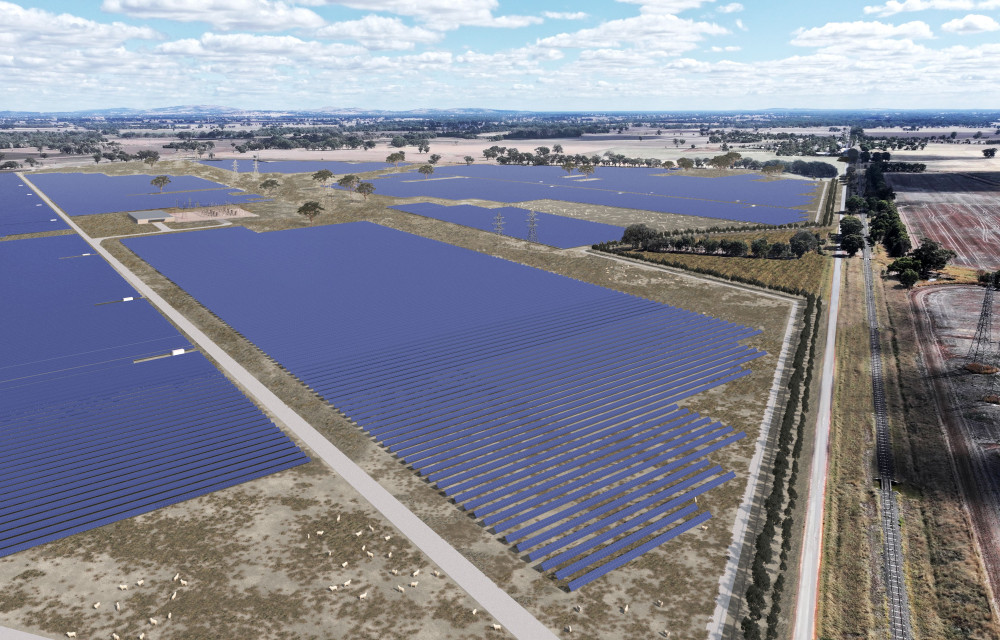 Contract to provide advanced tech to Victoria’s largest solar project, focus on safety and cost efficiency, construction underway, 290 jobs createdarticle image