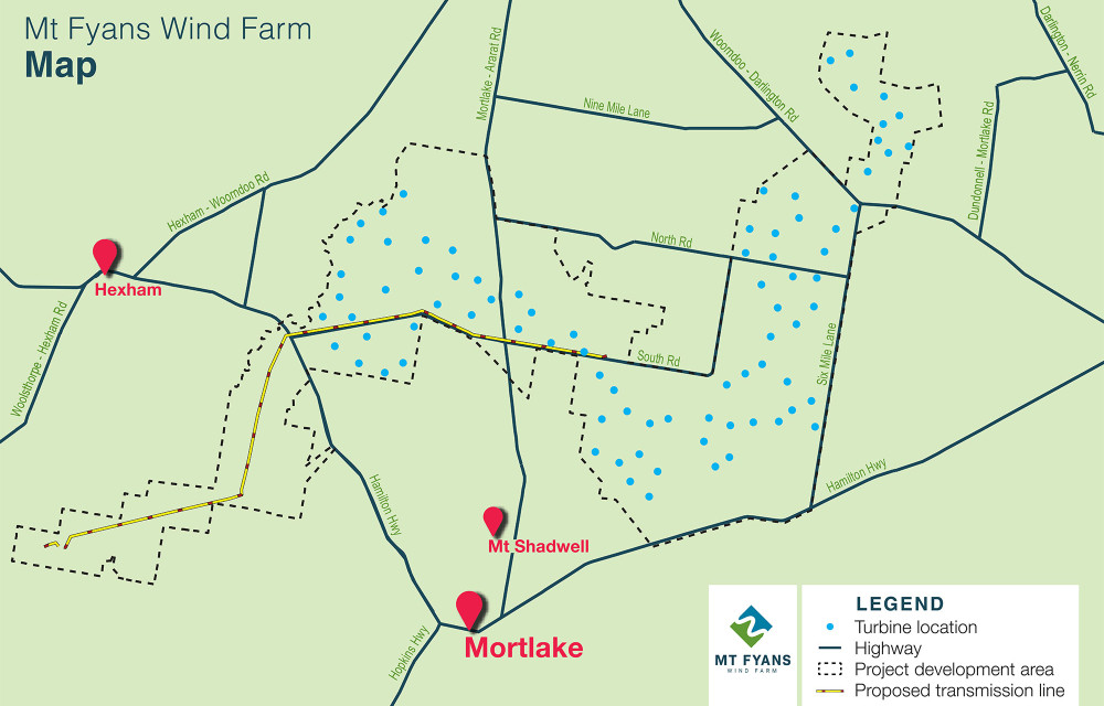The Mt Fyans Wind Farm is set to supply power to almost 250,000 homes in the state’s south-west.