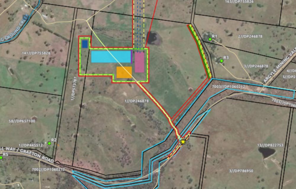 Proposed large-scale battery energy storage system project planned in regional NSW by ACEnergy