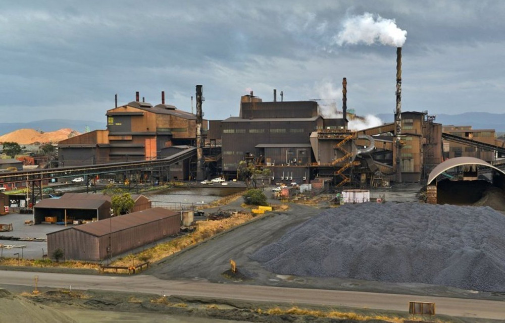 The Liberty Bell Bay operation, located near George Town, typically receives ore shipments every 20 days.