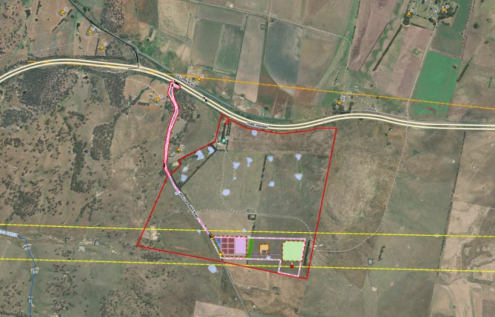 A large-scale battery energy storage system has been proposed for the NSW Southern Tablelands, featuring major electrical and supporting infrastructure.