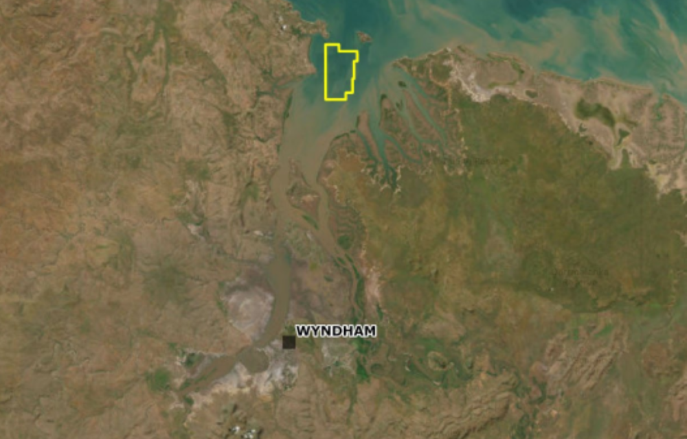 Overview of a proposed long-term marine sand extraction project in the Kimberley region involving a vessel-based operation for overseas export.