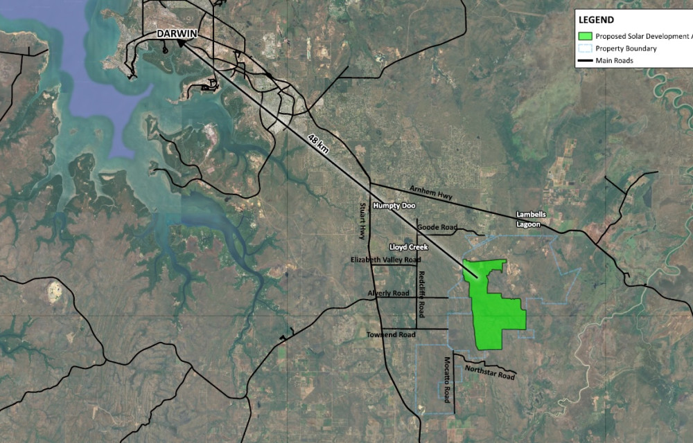 The scope of work of Wak Wak includes construction of a giant solar farm paired with a six gigawatt-hour battery energy storage system.