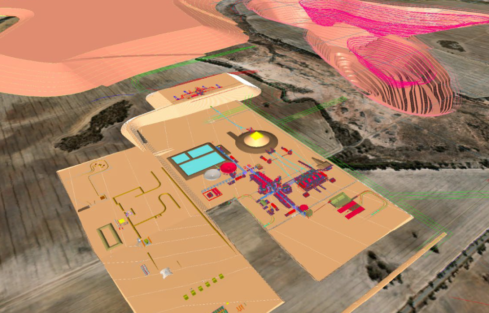 Open-pit copper mine development in Western Australia’s Wheatbelt with process plant, tailings facility, water pipeline and supporting infrastructure under Definitive Feasibility Study