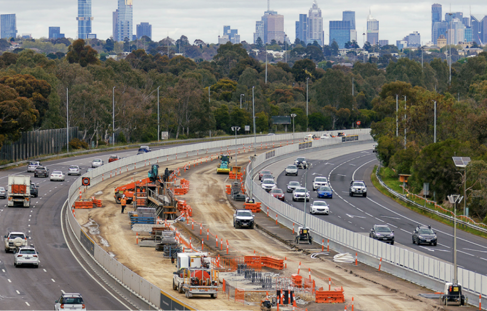Major milestone reached in $16b Melbourne road project, with next stage of work progressing, and project on track for 2028 completion datearticle image